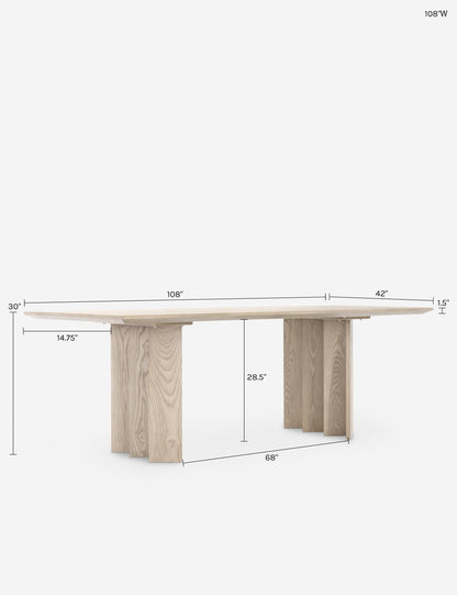Zafal Dining Table by Sun at Six