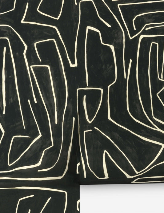Graffito Wallpaper by Kelly Wearstler