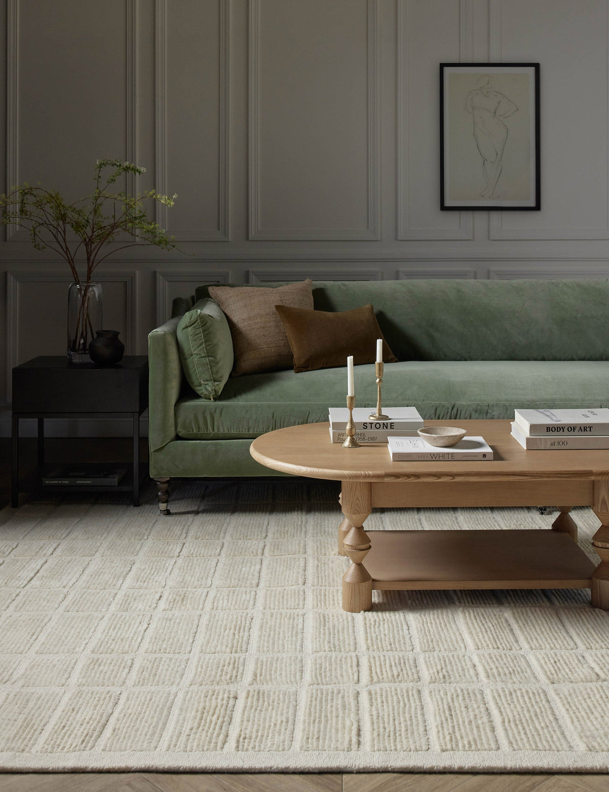Open Box: Geller Rug Ivory, 9' x 12'