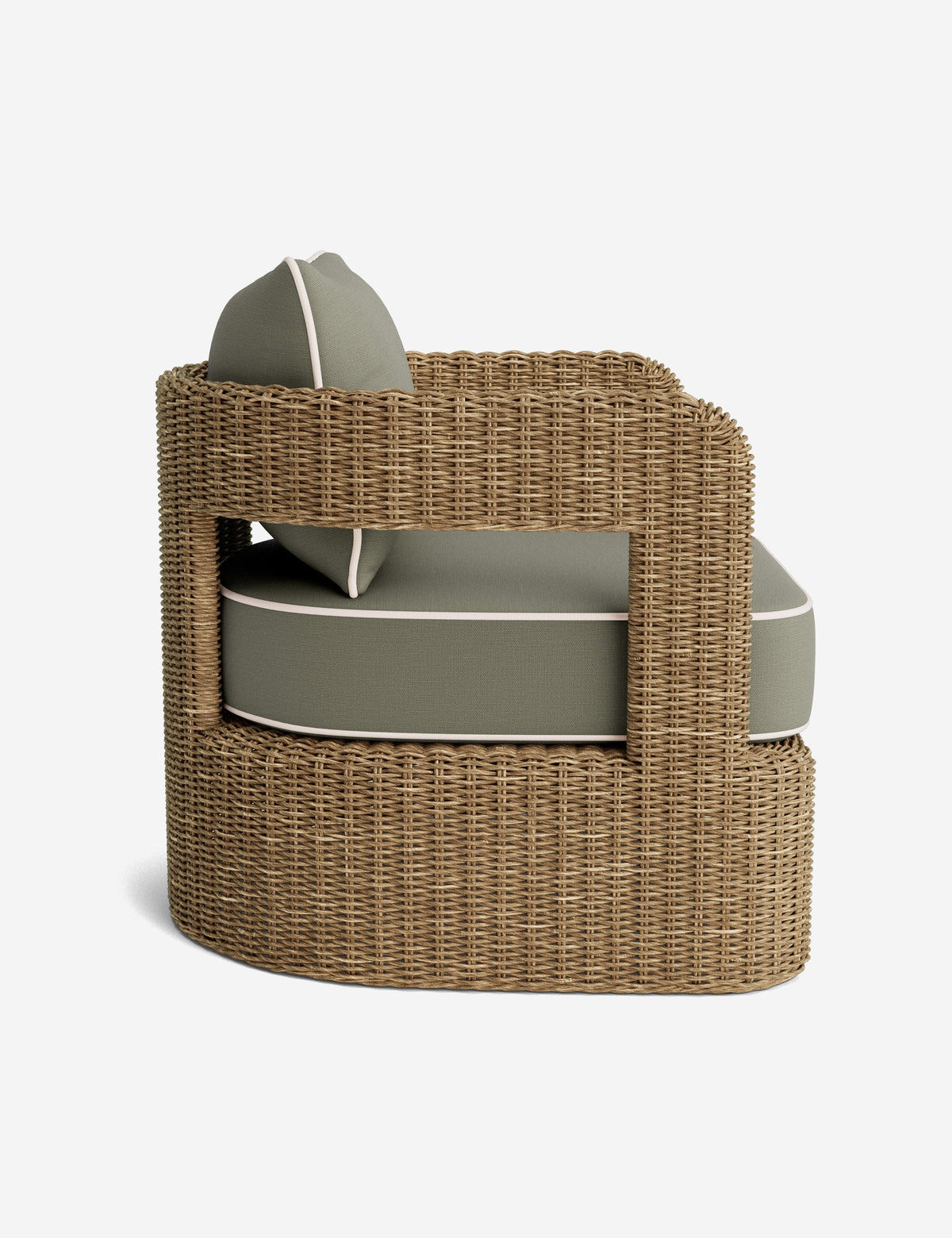 Hadler Outdoor Swivel Lounge Chair
