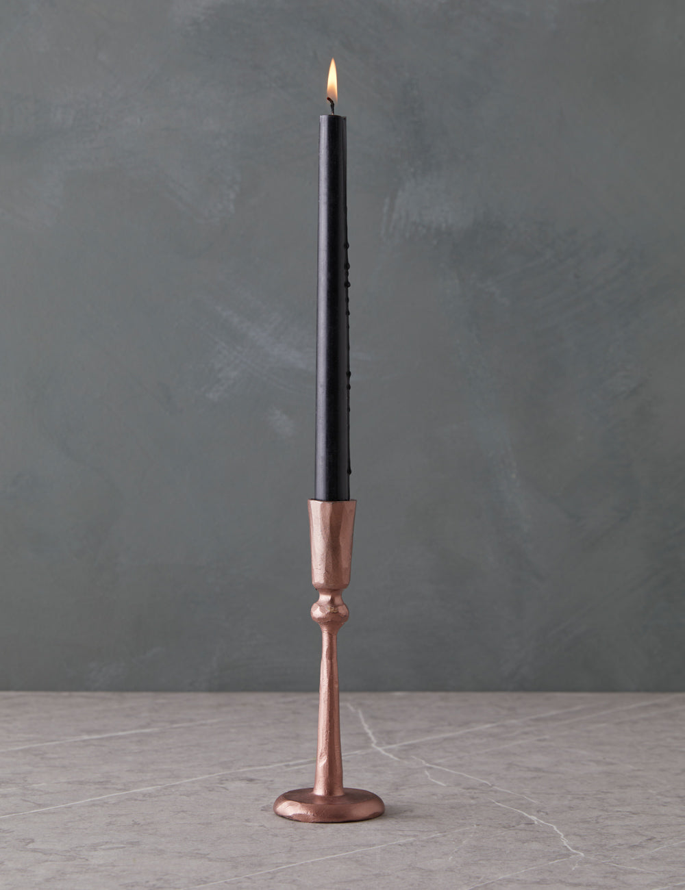 Hand-Forged Iron Taper Candle Holder
