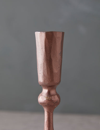 Hand-Forged Iron Taper Candle Holder