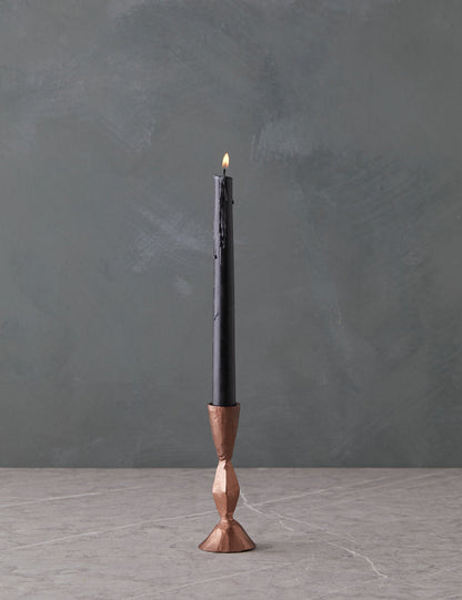 Hand-Forged Iron Taper Candle Holder