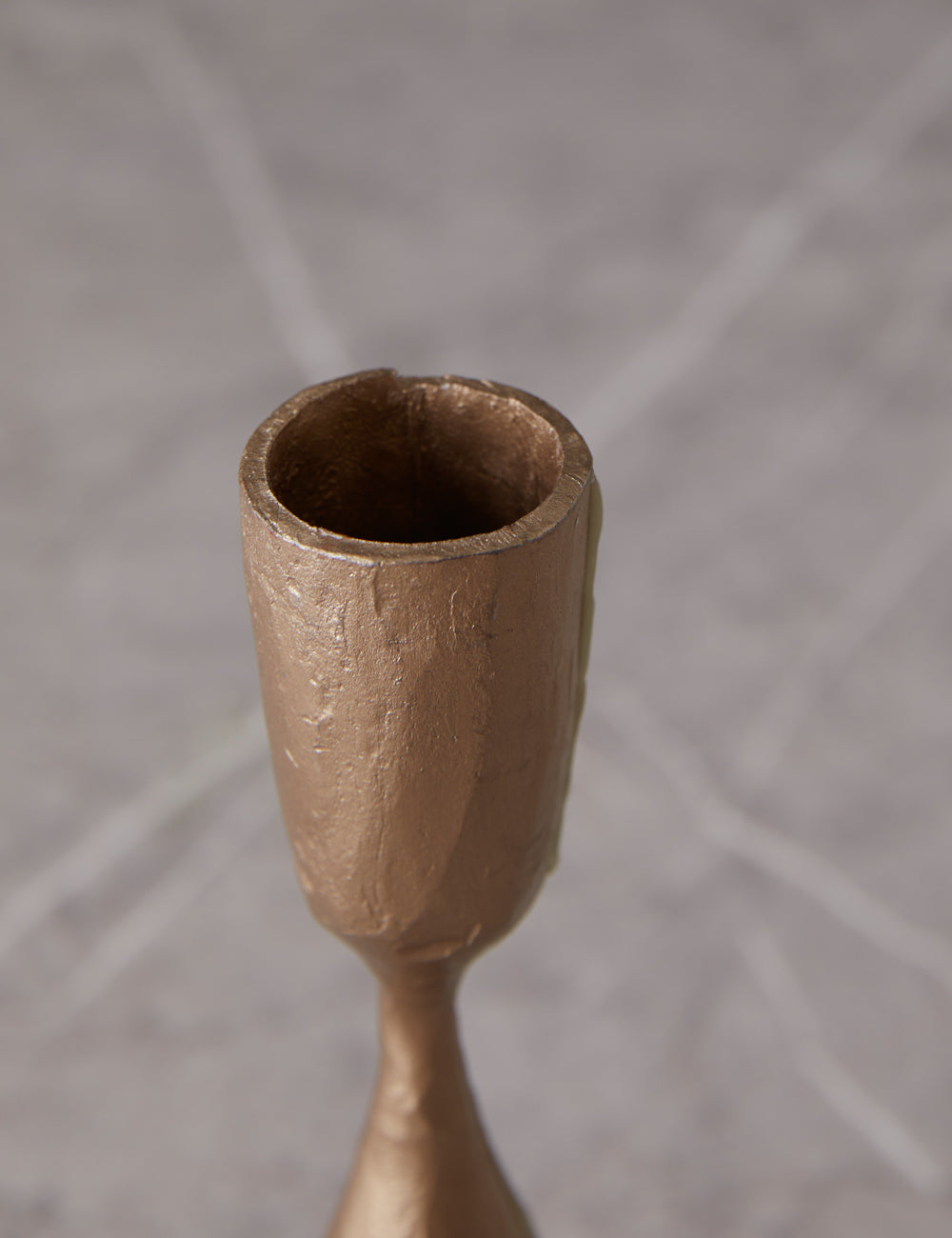 Hand-Forged Iron Taper Candle Holder