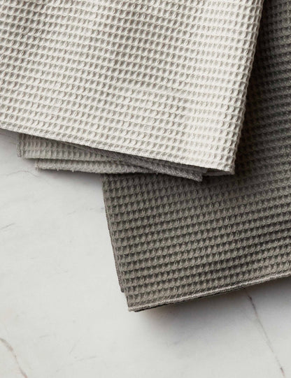 Essential Waffle Kitchen Towels (Set of 2) by Hawkins New York