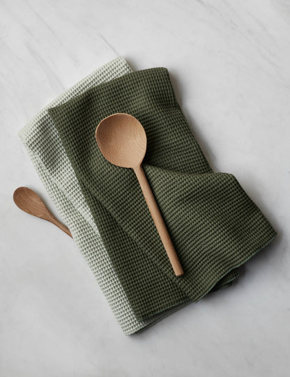 Essential Waffle Kitchen Towels (Set of 2) by Hawkins New York
