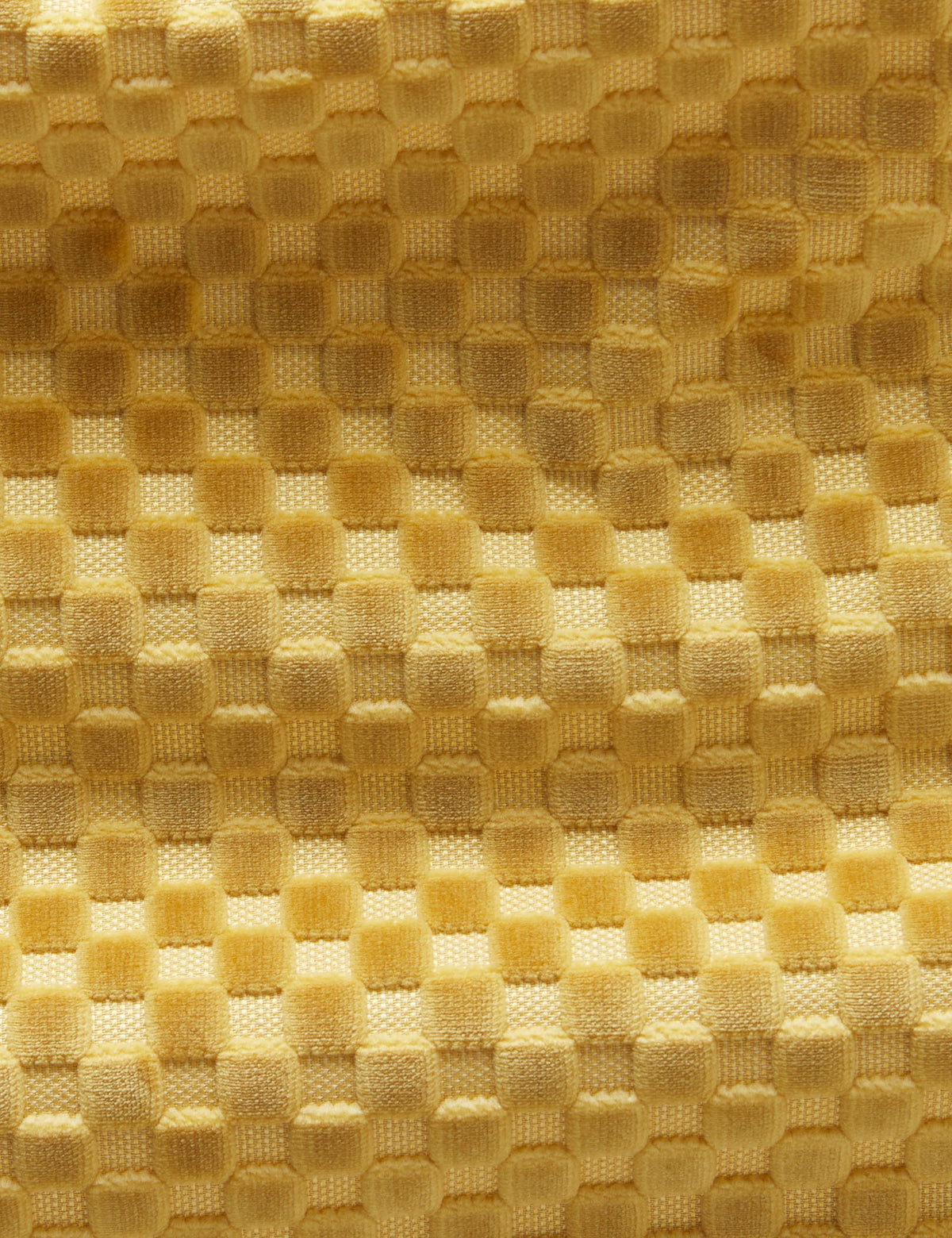 Hi-Lo Checker Velvet Fabric by Sarah Sherman Samuel