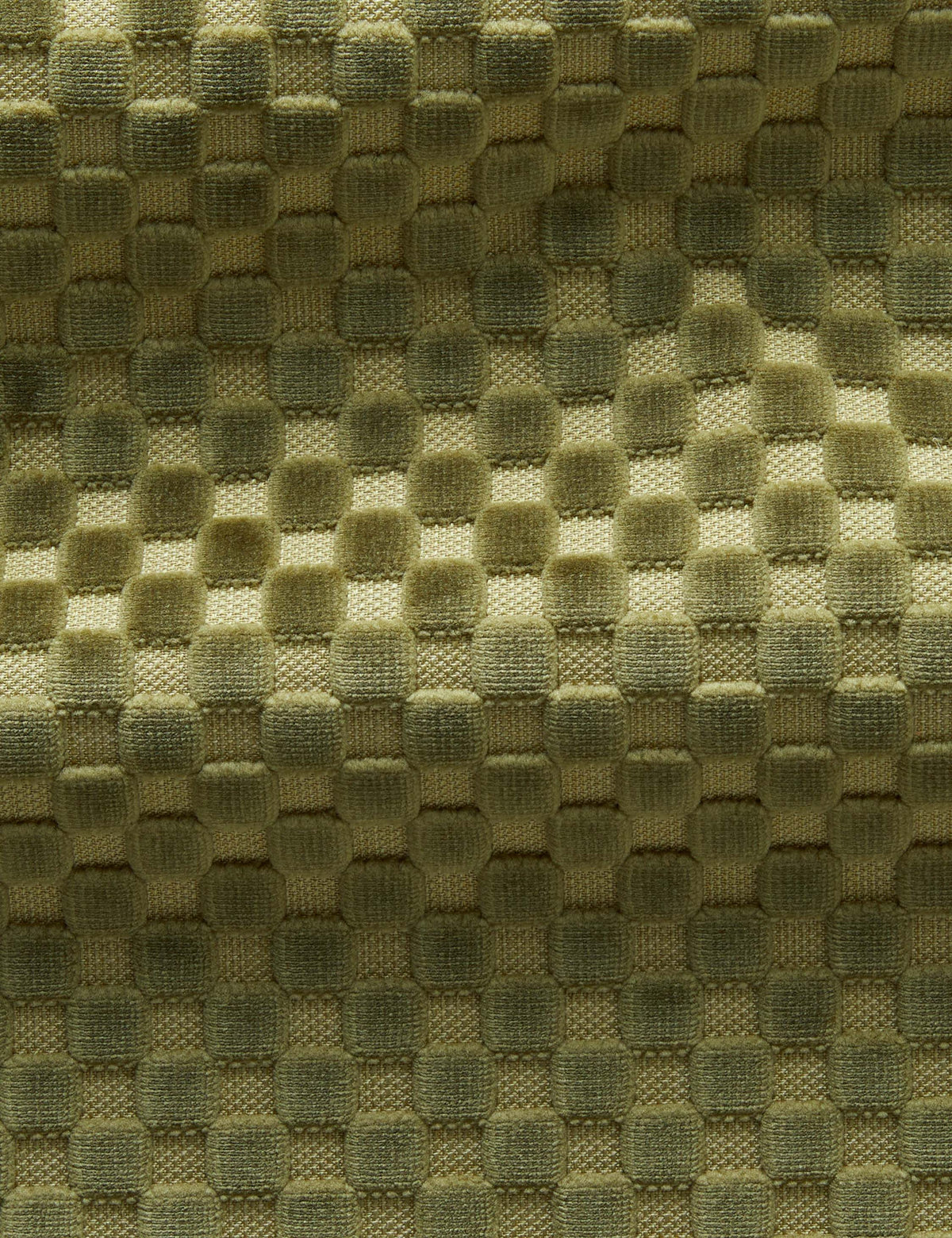 Hi-Lo Checker Velvet Fabric by Sarah Sherman Samuel