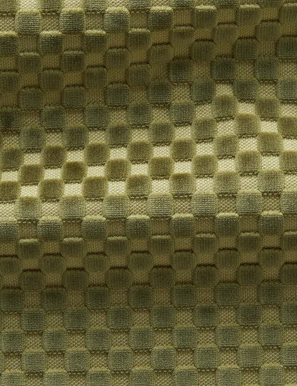 Hi-Lo Checker Velvet Fabric by Sarah Sherman Samuel
