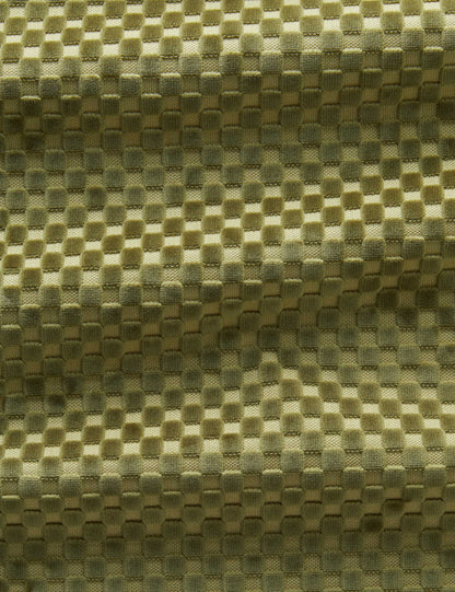 Hi-Lo Checker Velvet Fabric by Sarah Sherman Samuel
