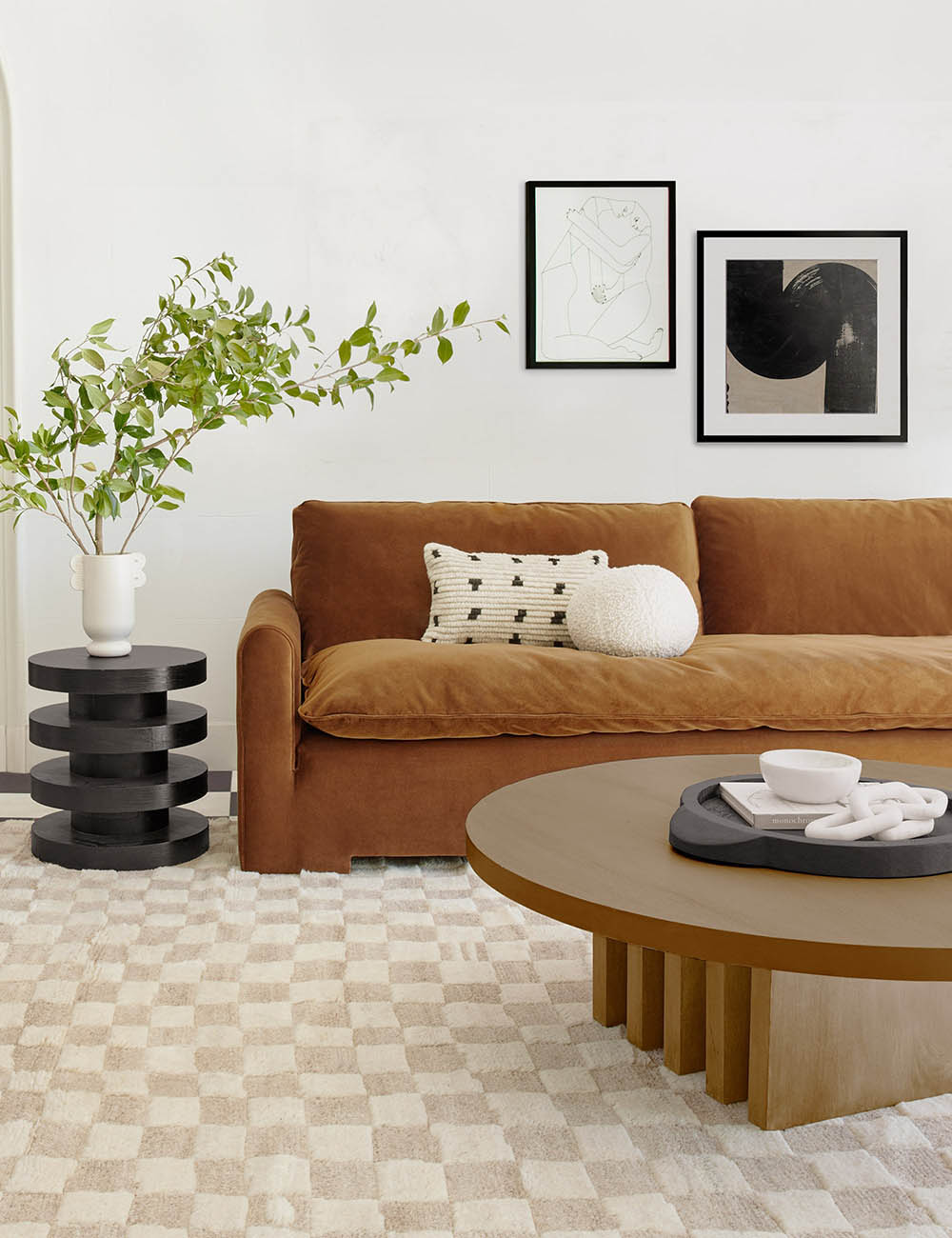 Pentwater Round Coffee Table by Sarah Sherman Samuel
