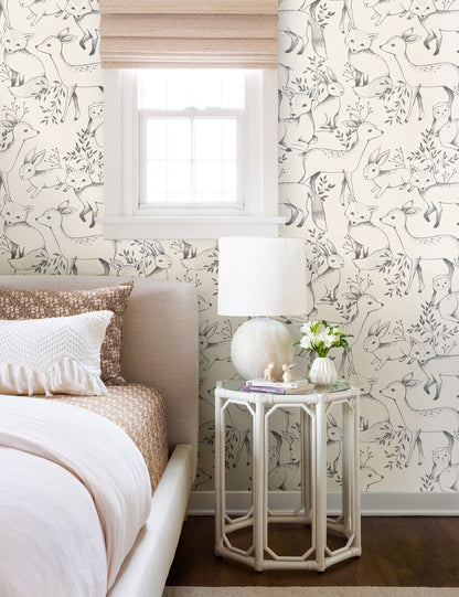 Woodland Wallpaper by Rylee + Cru