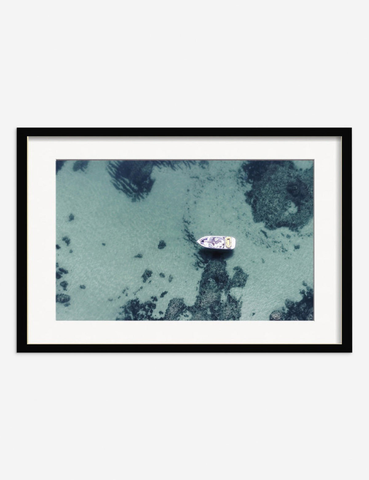 Aerial Ocean Bliss Photography Print by Ingrid Beddoes