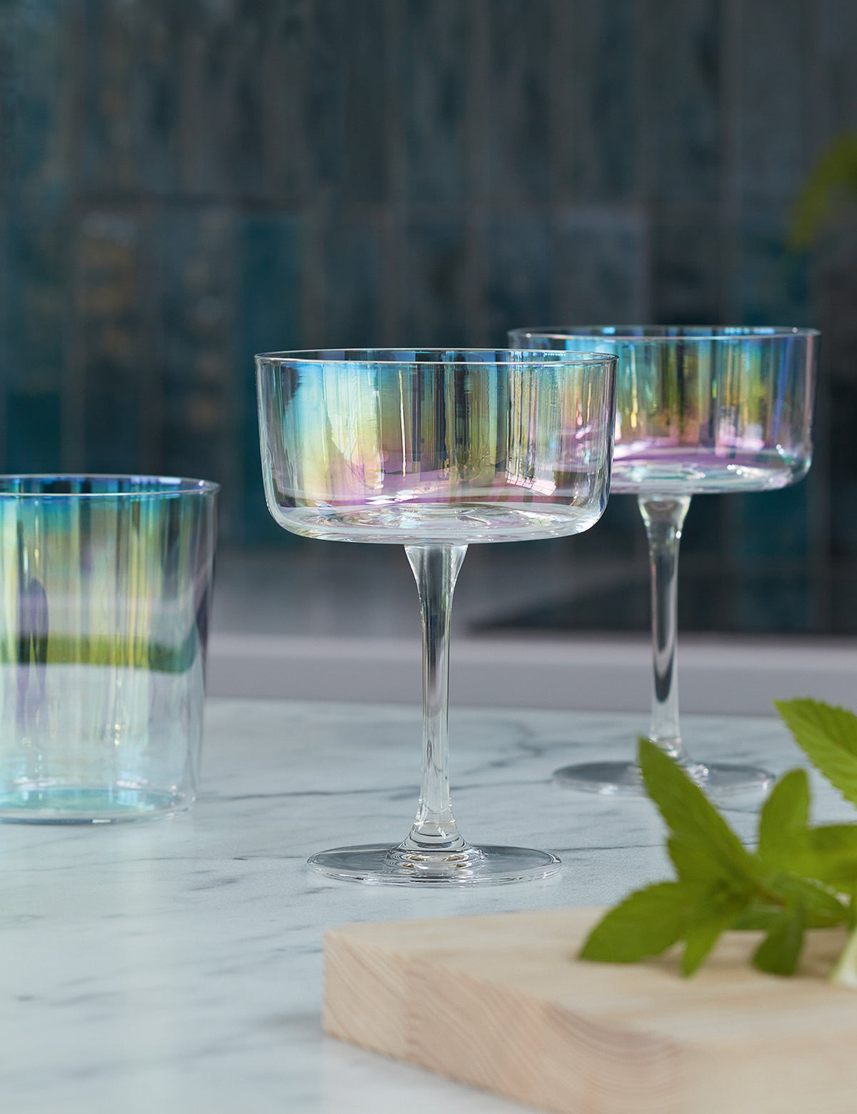 Iridescence Glassware by LSA International