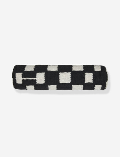 Irregular Checkerboard Bolster Pillow by Sarah Sherman Samuel