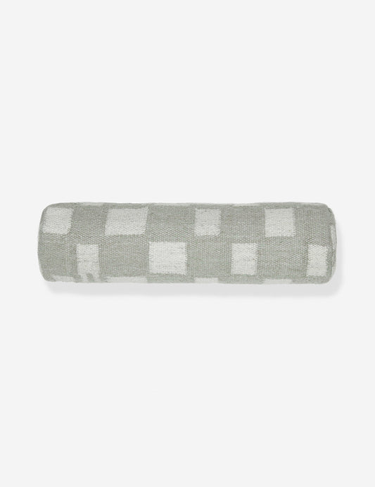 Irregular Checkerboard Bolster Pillow by Sarah Sherman Samuel