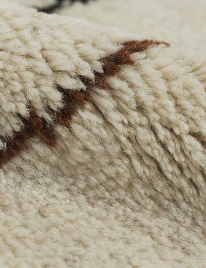 Irregular Grid Hand-Knotted Wool Rug by Sarah Sherman Samuel