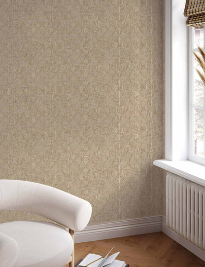 Hoffmann Faux Sisal Textured Peel + Stick Wallpaper by Jeremiah Brent