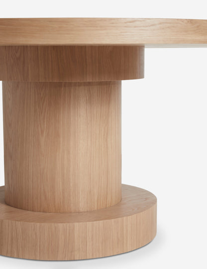 Open Box: Karine Round Dining Table, Natural