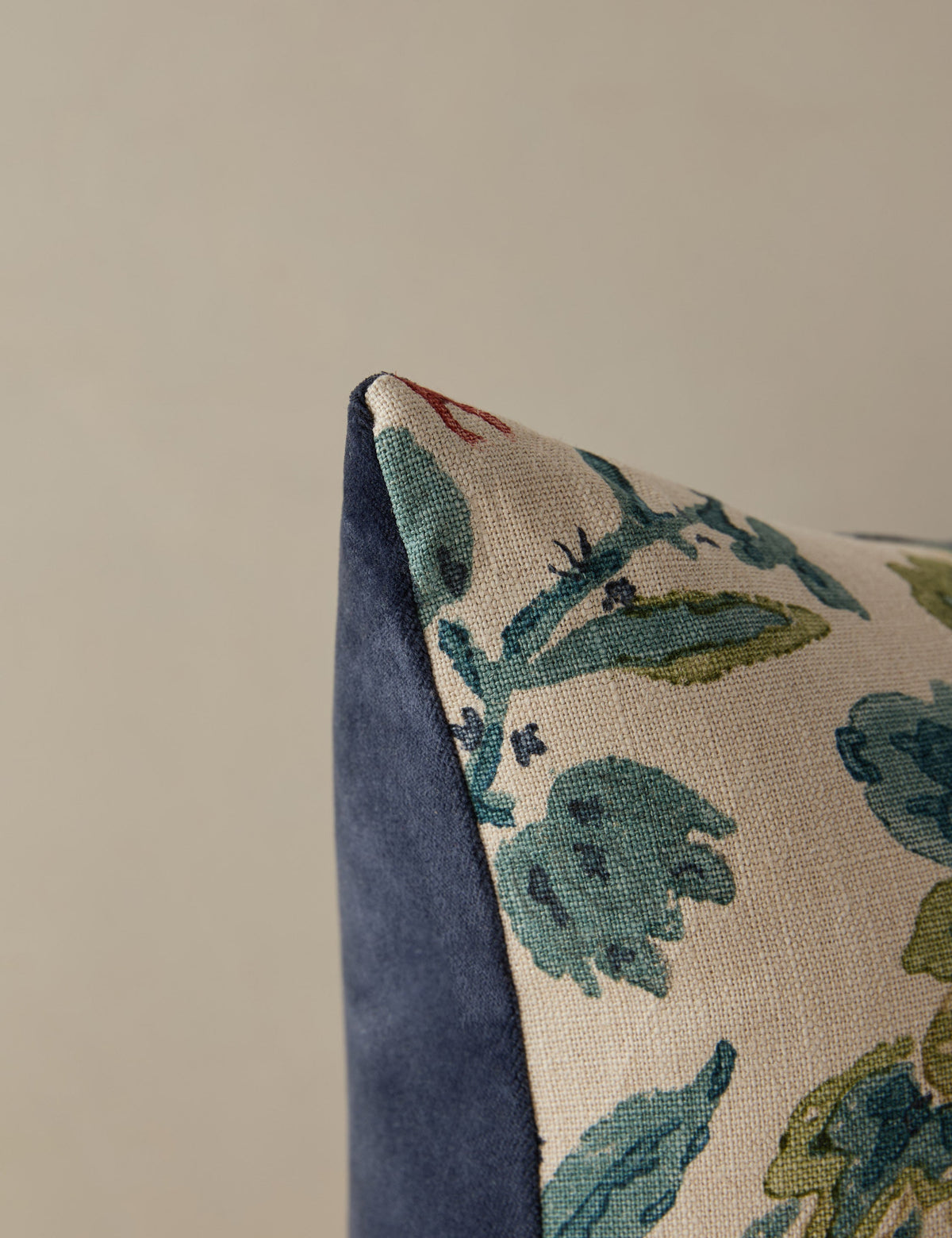 Kelmescott Linen Pillow by Scalamandre