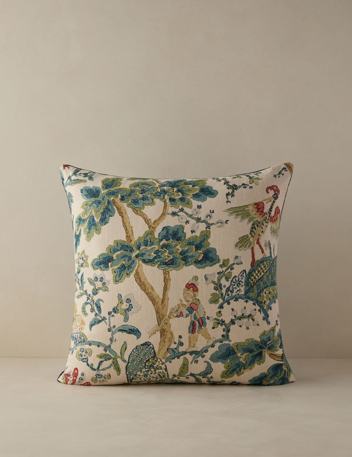 Kelmescott Linen Pillow by Scalamandre
