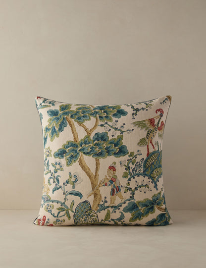 Kelmescott Linen Pillow by Scalamandre