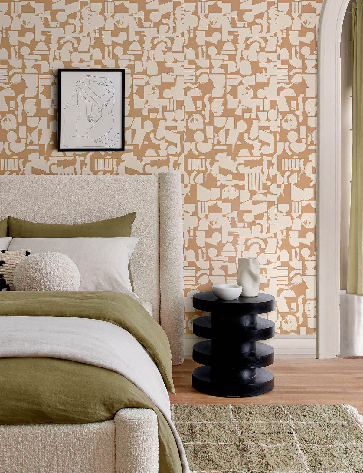 Organic Shapes Wallpaper by Sarah Sherman Samuel