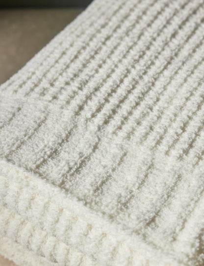 Knit Waffle Weave Throw by Kashwere
