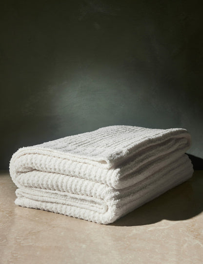 Knit Waffle Weave Throw by Kashwere