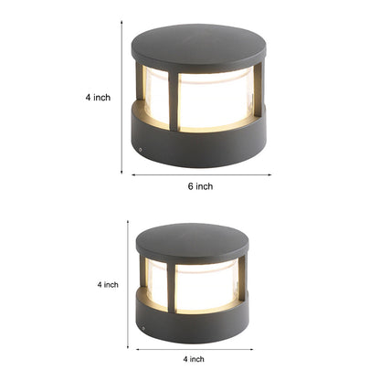 [Open-Box] Versatile LED Multi-Mount Lantern Modern Outdoor Lighting for Walls, Walkways, and Posts