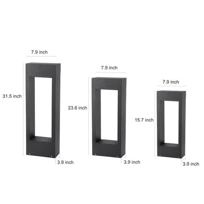 [Open-Box] Rectangular Frame Slim LED Lawn Light Sleek and Durable Outdoor Illumination