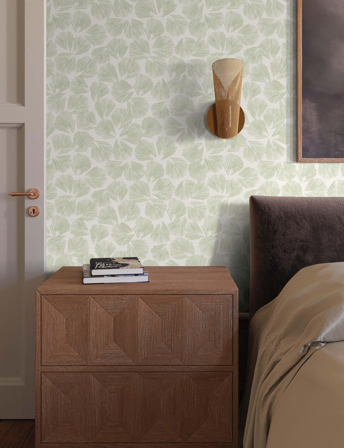 Elora Leaf Wallpaper by Christiane Lemieux
