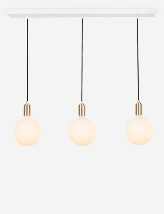 Triple Linear Pendant Light with Sphere IV by Tala
