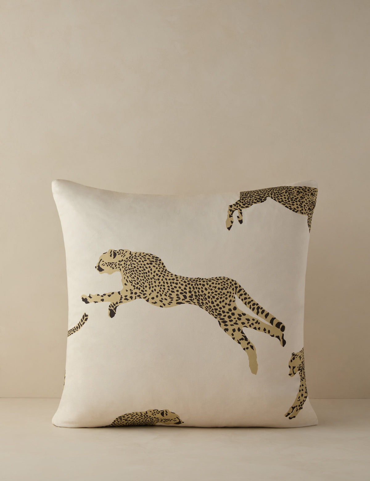 Leaping Cheetah Pillow by Scalamandre