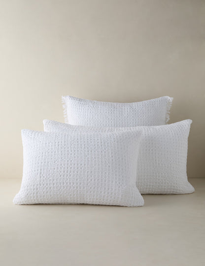 Lenora Textured Cotton Linen Sham