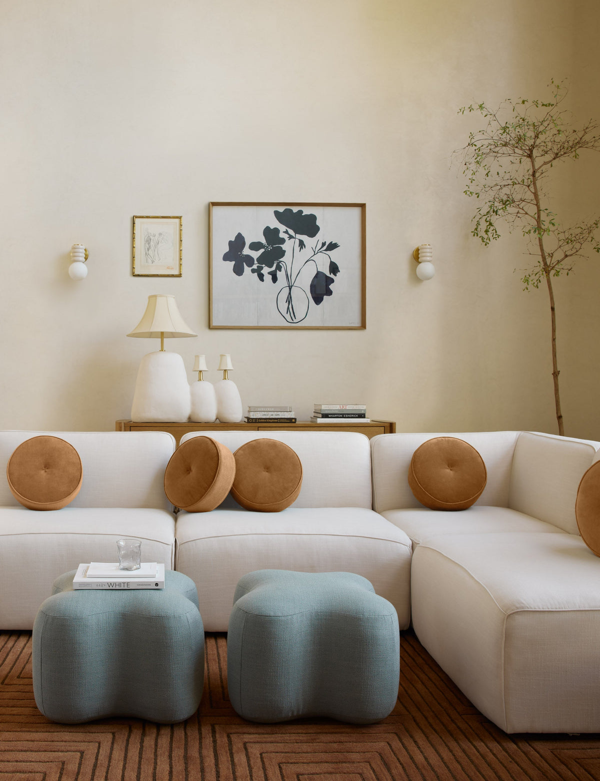 June Ottoman by Eny Lee Parker