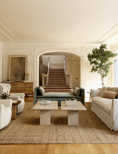 Open Box: Leonel Coffee Table, Cream Marble
