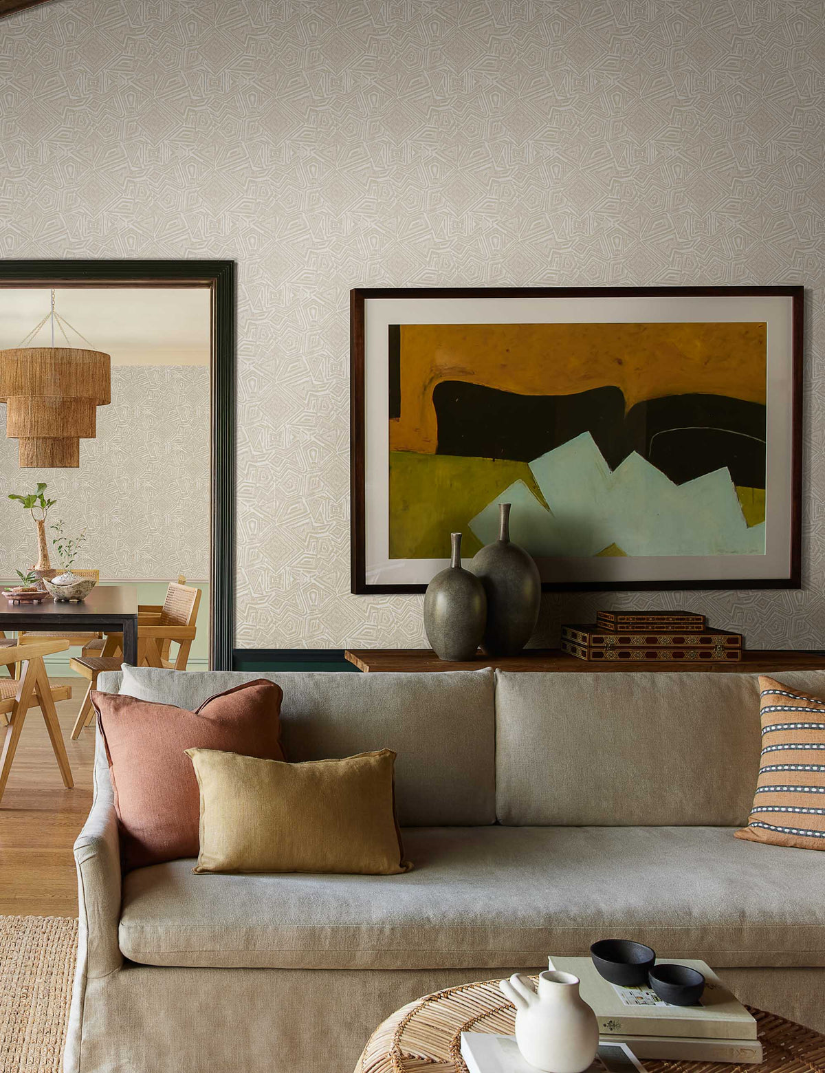 Kombulcha Pillow by Bolé Road Textiles