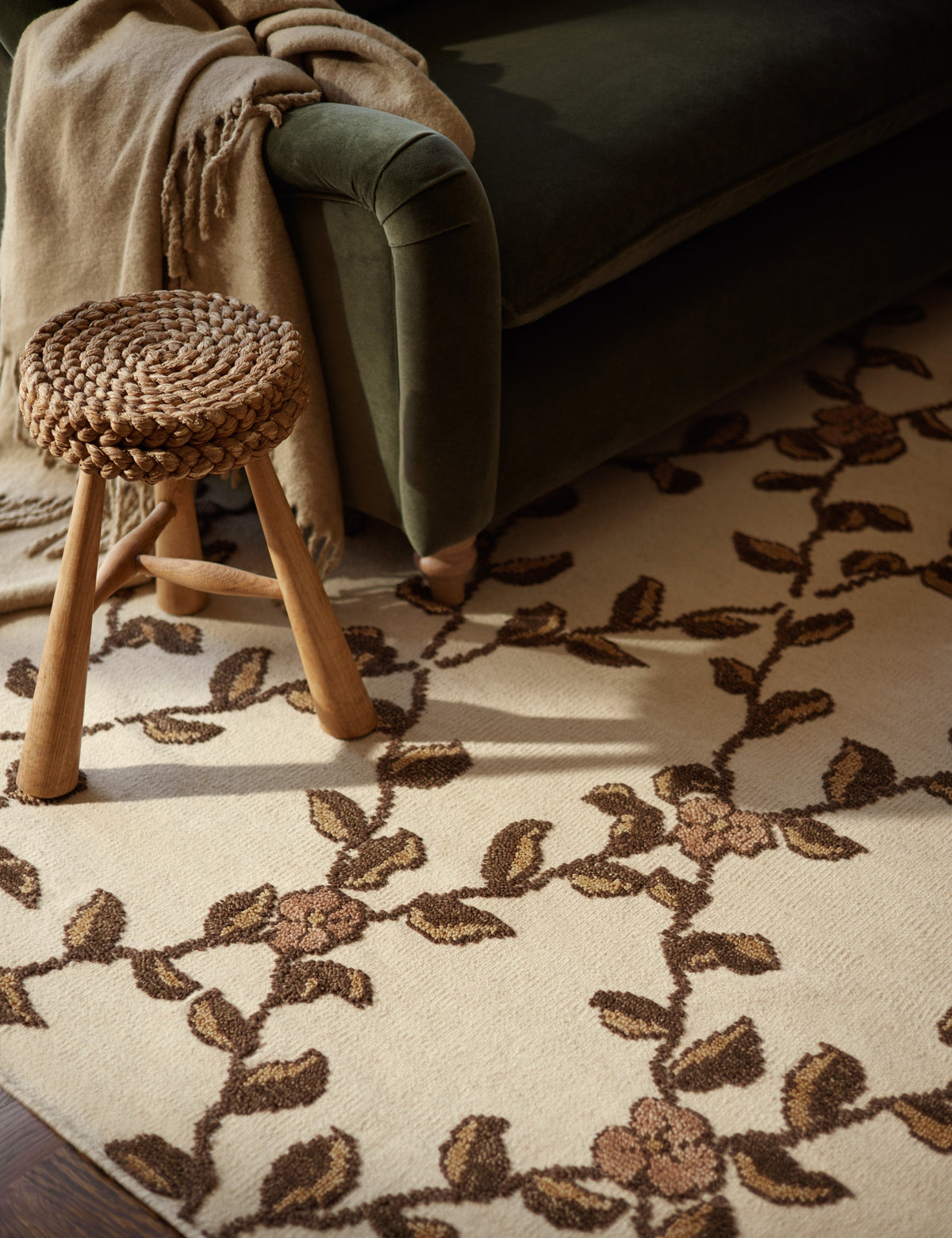 Tillar Hand-Knotted Wool Rug by Jake Arnold