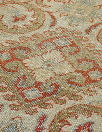 Vintage Turkish Hand-Knotted Wool Rug No. 613, 6'11" x 10'1"