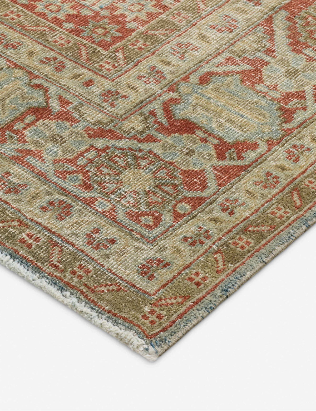 Vintage Turkish Hand-Knotted Wool Rug No. 613, 6'11" x 10'1"