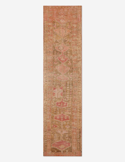 Vintage Turkish Hand-Knotted Wool Runner Rug No. 322, 3'1" x 12'1"