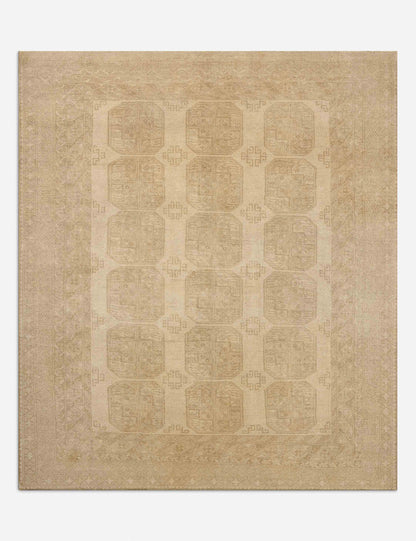 Vintage Turkish Hand-Knotted Wool Rug No. 608, 8'2" x 9'9"