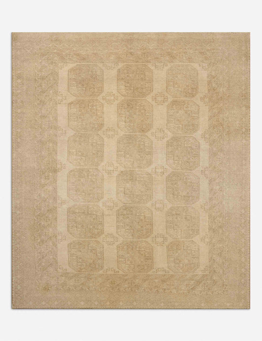 Vintage Turkish Hand-Knotted Wool Rug No. 608, 8'2" x 9'9"