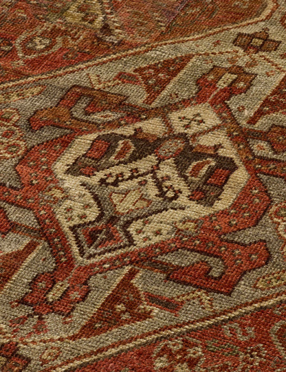Vintage Turkish Hand-Knotted Wool Rug No. 611, 6'1" x 9'3"