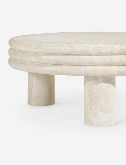 Brittny Round Coffee Table by Button Atelier x Co.House Designs