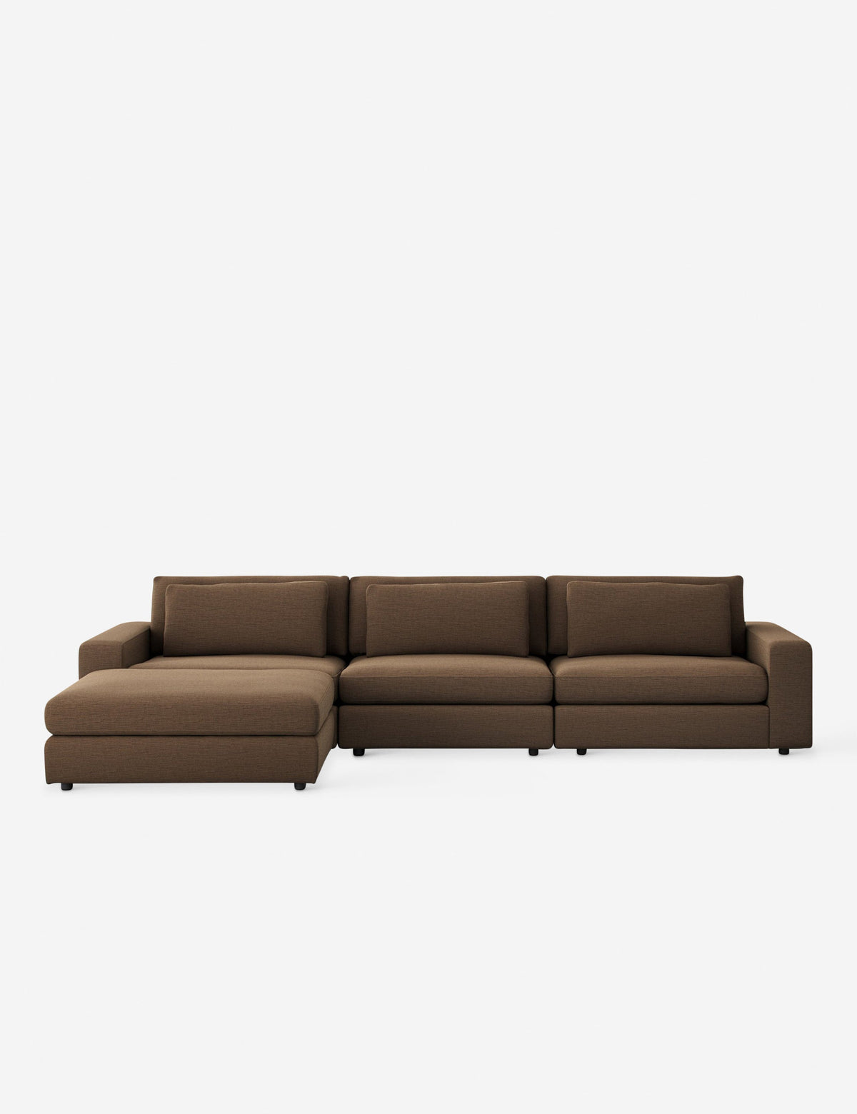 Creswell Modular 3-Piece Sectional Sofa with Ottoman