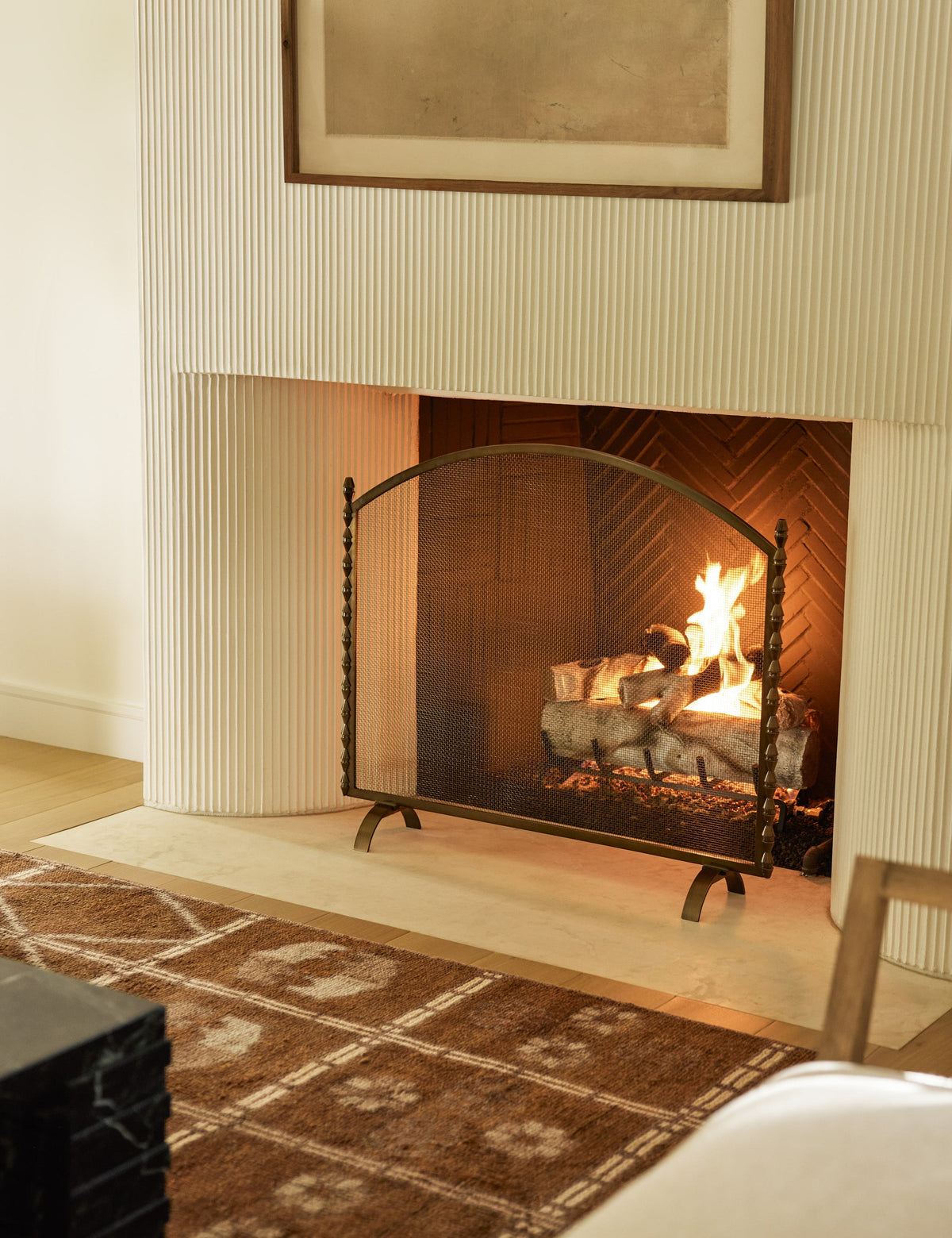 Topia Fireplace Screen by Ginny Macdonald