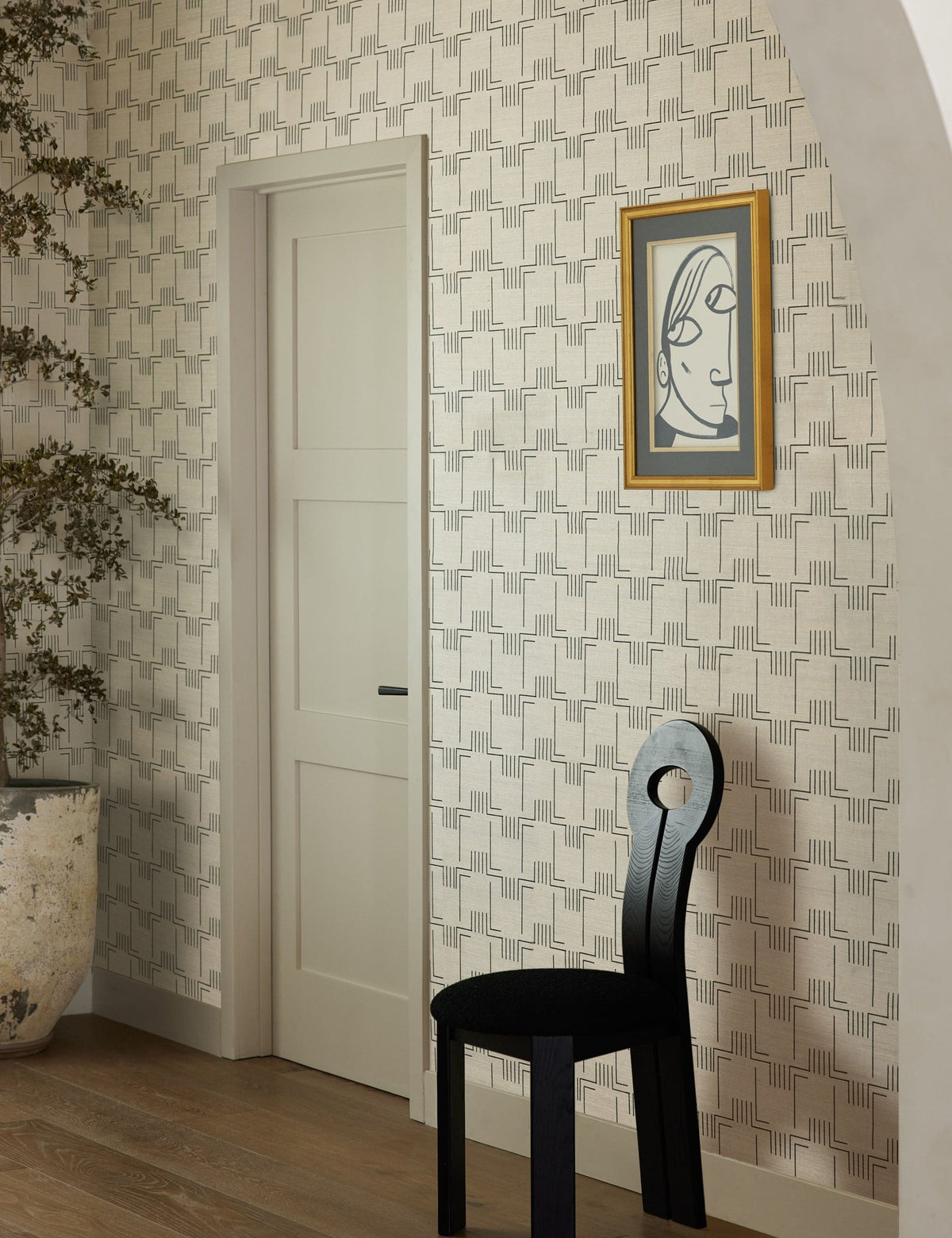 Mesa Grasscloth Wallpaper by Élan Byrd