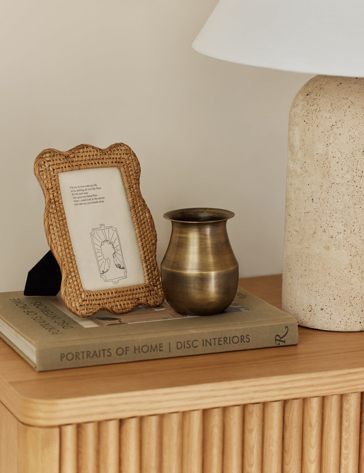 Tyna Rattan Picture Frame